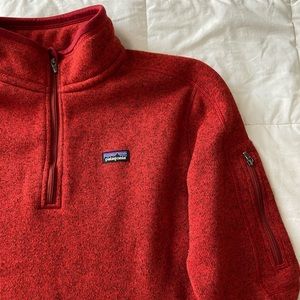 Patagonia Women’s Better Sweater 1/4 Zip Red